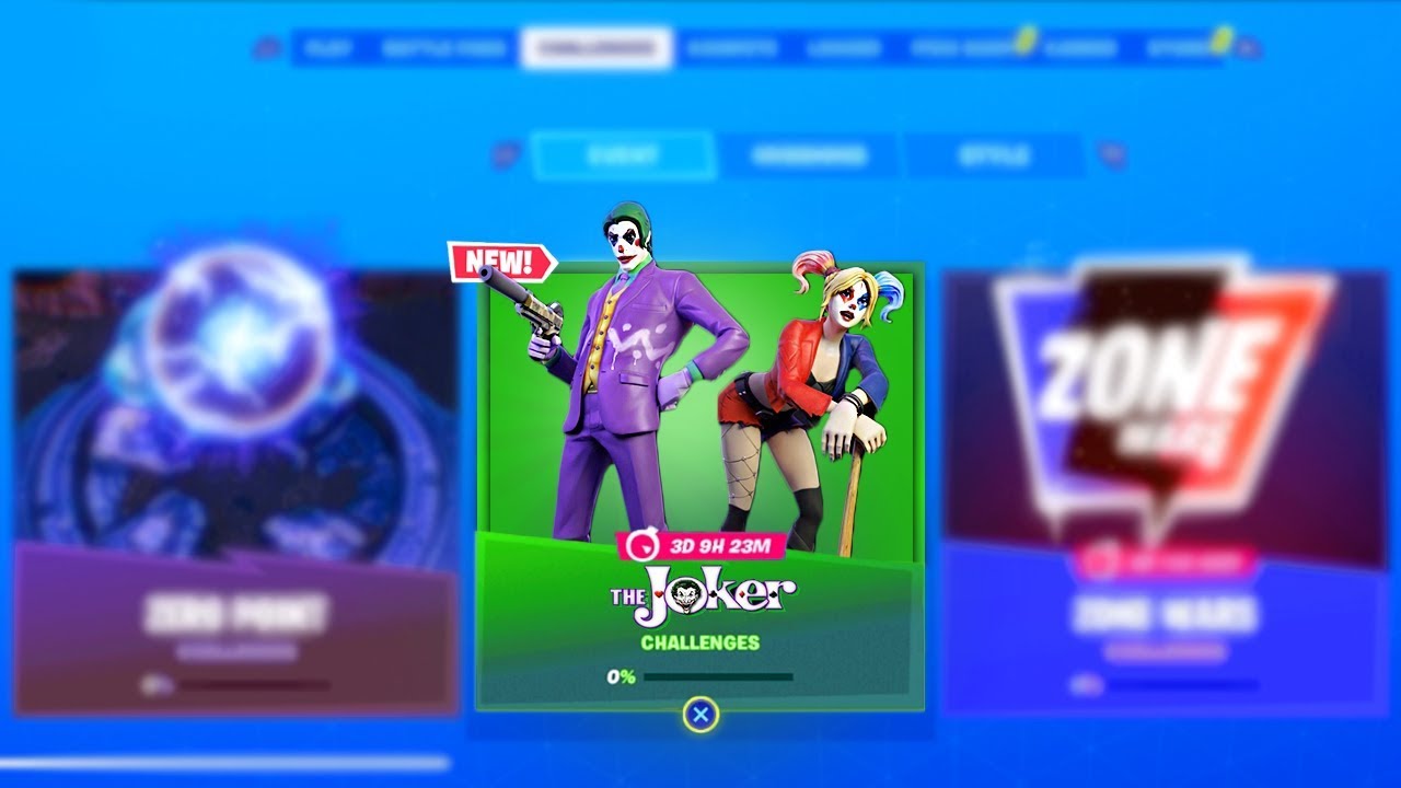 Get The Free Joker Items In Fortnite Joker Skin Fortnite X Joker Youtube