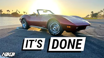 The LS Swapped '74 Corvette Stingray C3 is Done, and YOU Can Drive it!