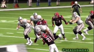 Nfl 2012 week 6 - oakland raiders (1-3) vs atlanta falcons (5-0) 2nd
half madden '13 hd