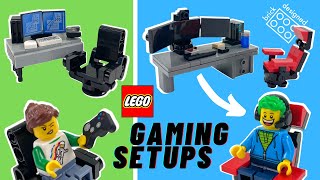How To Build GAMING SETUPS Out of LEGO!