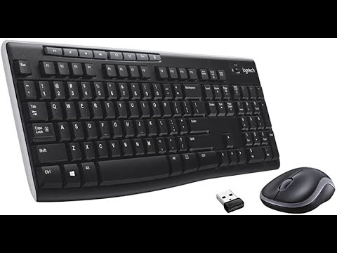 Logitech MK270 Wireless Keyboard & Mouse Unboxing