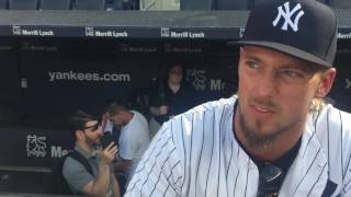 WWE's Big Cass visits Yankee Stadium