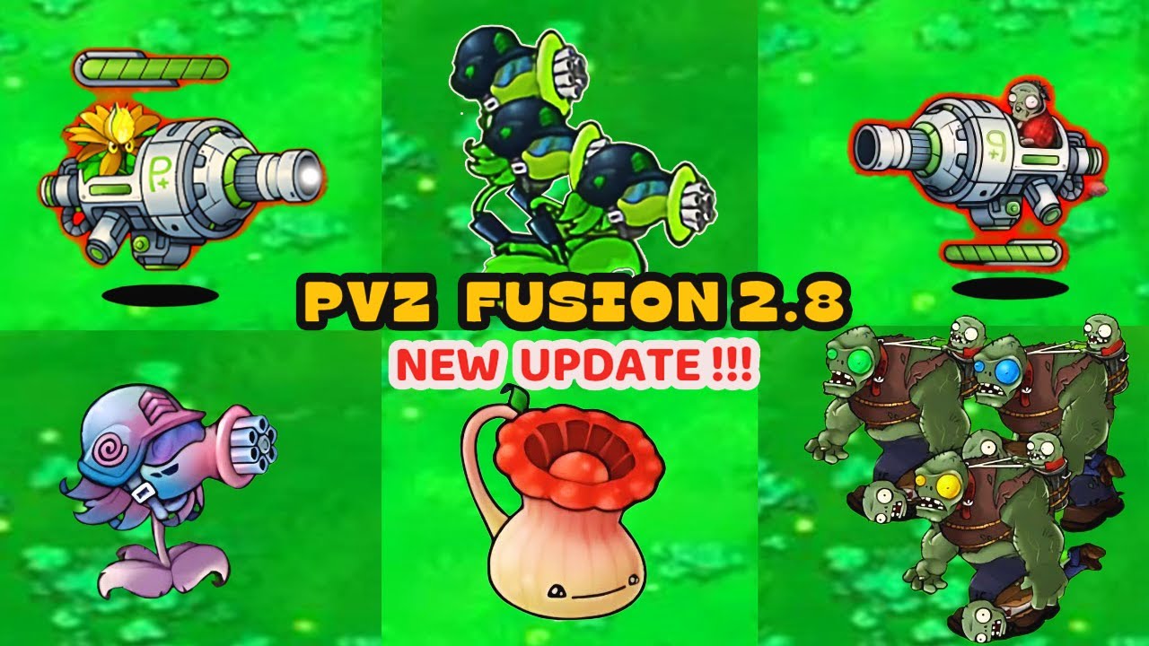 PvZ Fusion 2.8 - Third Head Machine Gunner & Charm Pea | Ultimate Plant Showcase