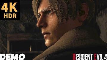 RESIDENT EVIL 4 REMAKE Gameplay Walkthrough Part 1 FULL DEMO [4K 60FPS PS5] - No Commentary