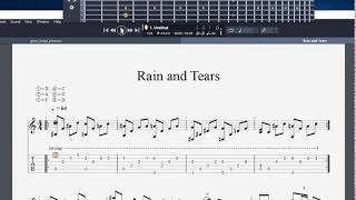 Rain and Tears - Guitar Pro Tabs chords