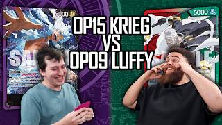 OP15 Krieg vs OP09 Luffy - One Piece Card Game