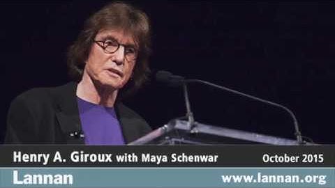 Henry A. Giroux, Talk, October 14, 2015