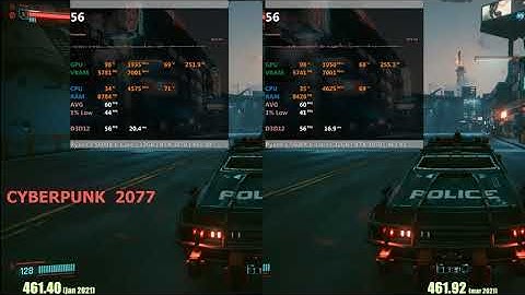 nvidia latest driver  461.92 vs 461.40