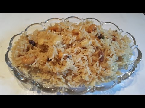 Gur Waly Chawal ( jaggery rice ) ( Hindi & urdu )