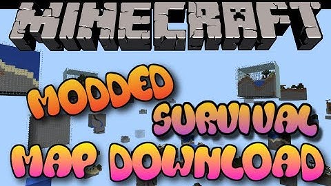 Minecraft: Xbox 360/One/PS3/PS4/Wii U/Pocket Edition - Modded Survival Map W/Download