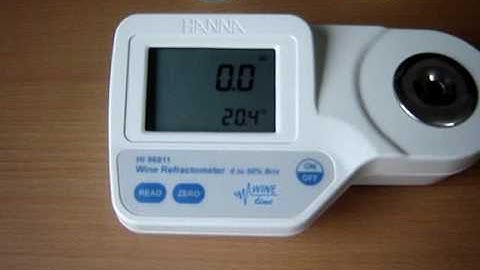 Medicion Refractometro Hi 96811