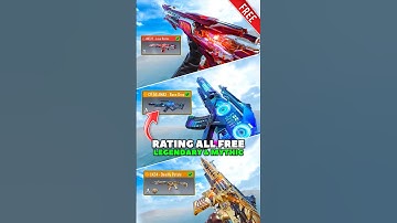 Rating all Free Legendary & Mythic guns  in CODM