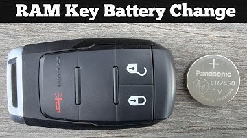 2019 - 2025 RAM 2500 & 3500 Key Fob Battery Replacement - How To Change Replace RAM Remote Batteries