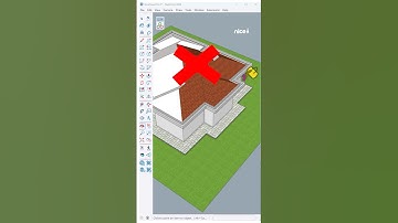 SketchUp tips✨Learn how to place roof details in SketchUp with the simplest method! #3dmodeling #art