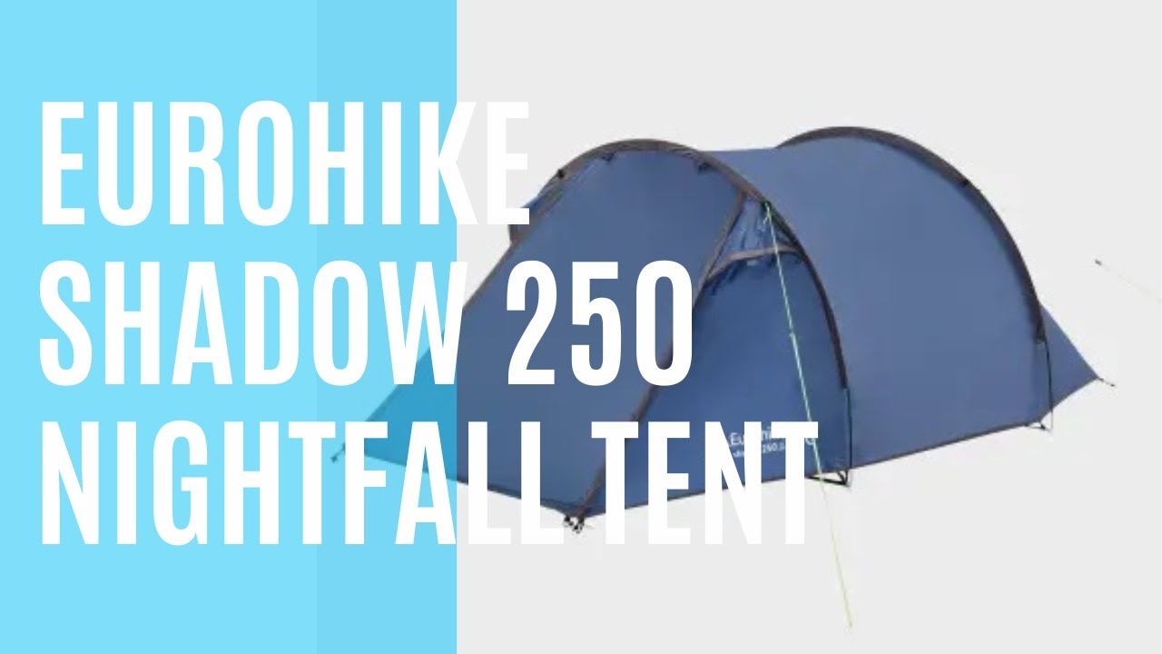New Eurohike Shadow 250 Nightfall Tunnel Tent 