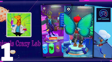 Animals Crazy Lab Gameplay Walkthrough #1 (Android, IOS)