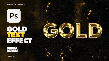 Gold Text Effect Tutorial in Adobe Photoshop