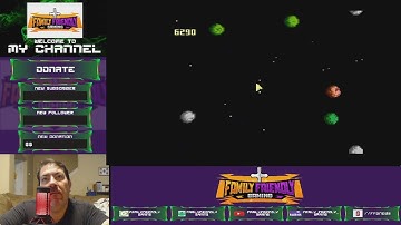 Asteroids Atari 7800 Gameplay