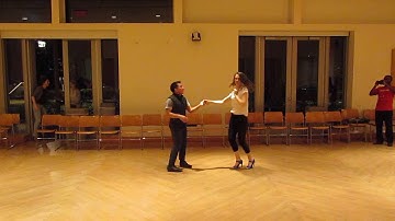 Salsa On2 Intermediate Turn Pattern by Sergio and Sheena #31