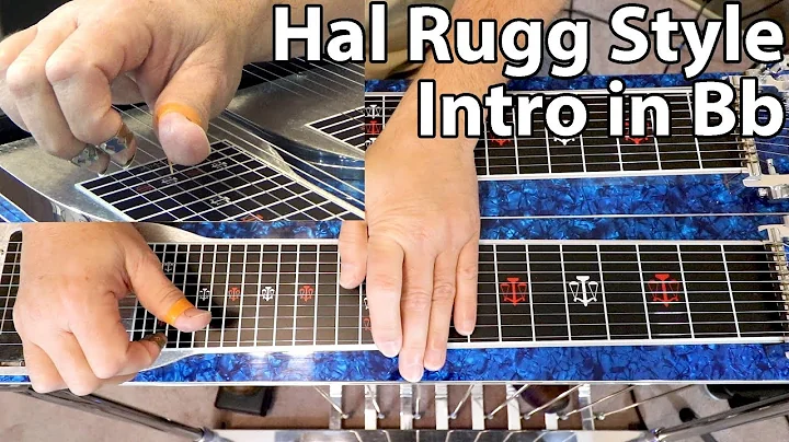 Hal Rugg Style Intro in Bb | Pedal Steel Guitar Lesson