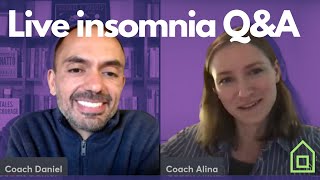 'When I'm ALMOST drifting off to sleep, I become aware and it wakes me' (Insomnia Open Class #158)