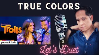 True Colors by Justin Timberlake and Anna Kendrick - Karaoke - Male Part Only Resimi