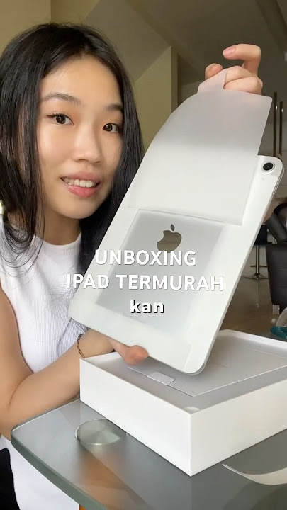 ADA YANG GINI JUGA? DAPET IPAD TERMURAH🥰 #unboxing #ipad #ibox