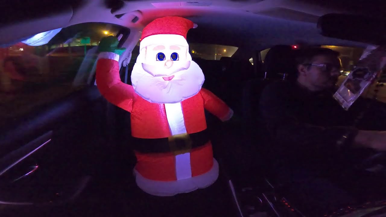 Car Buddy Santa Airblown Inflatable Christmas 4K 2020 unboxing 