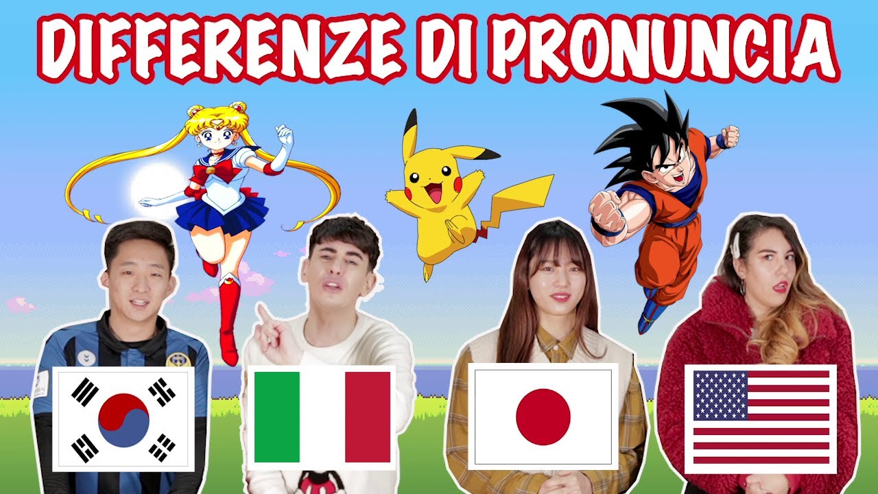 I CARTONI che gli ITALIANI non sanno PRONUNCIARE !