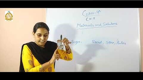 Class 4 / 2nd Semester / G.Science / Chapter 8 / Materials & Solutions