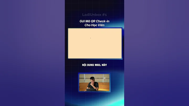 Gửi Mã QR Check-in Cho Học Viên  #ladipage #landingpage #automation #emailmarketing