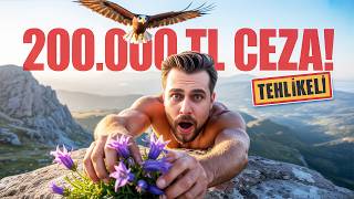 Uçurumda 200.000 Tlli̇k Çi̇çek Avinda Ölümle Burun Buruna