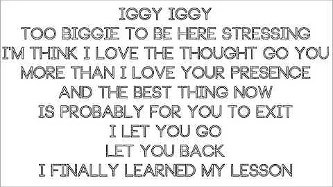 Ariana Grande Problem Lyrics ft  Iggy Azalea