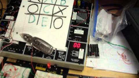 Tic-Tac-Toe Logic Circuit Implementation