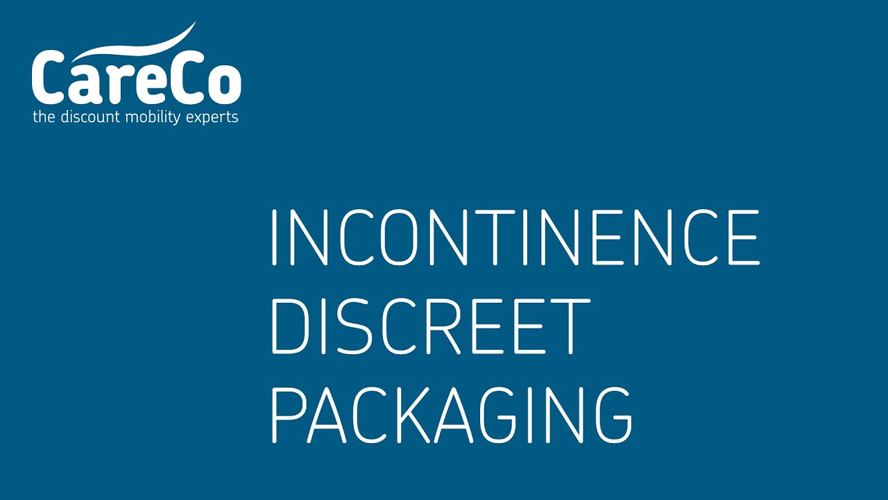 Incontinence Discreet Packaging