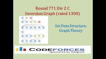 Codeforces Round 771 Div 2 C: Inversion Graph (rated 1300) – Set Data Structure; Graph Theory