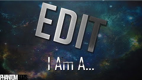 Edit - #SYNEC Synergy Editors RC Response (I Am A....) @SynergyEditors @TeamSynergy_