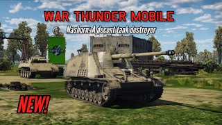 NEW! Nashorn gameplay: Decent tank destroyer - War Thunder Mobile