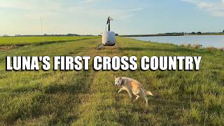 Luna's First Cross Country Helicopter Flight! Landing Off Airport