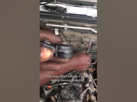 How to remove 2003 Nissan Frontier knock sensor (part 2). - YouTube
