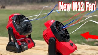 FIRST LOOK!  MILWAUKEE M12 MOUNTING FAN // HOW IT COMPARES TO THE M18 FAN