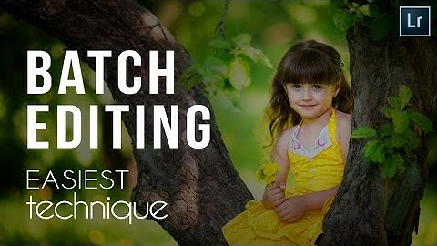 How To Edit Multiple Photos All at Once in Lightroom!