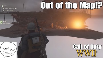Out of the Map!? (GLITCH) | Call of Duty: World War II Headquarters