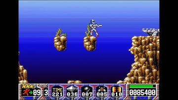 Turrican (Amiga) with copper background