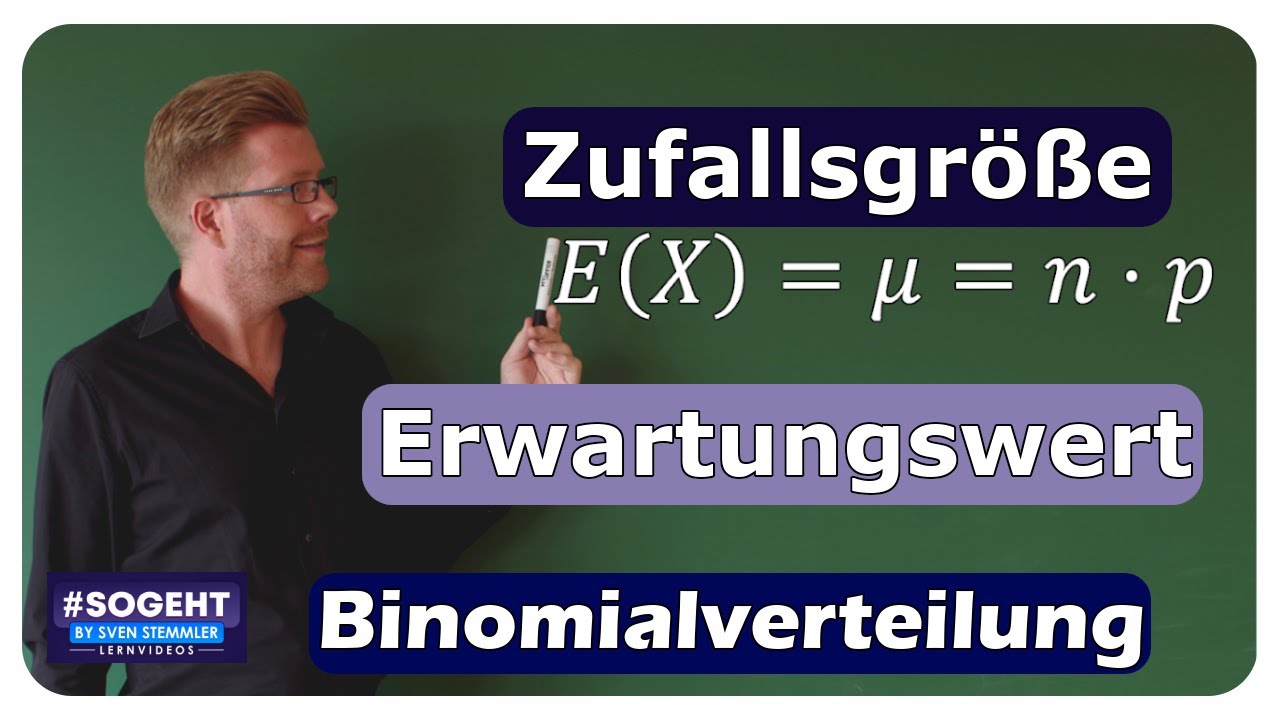 Vorschaubild zum Lernvideo "Mathe leicht gemacht: Der Erwartungswert in der Binomialverteilung erklärt!"