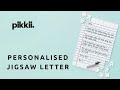 Personalised letter jigsaw puzzle  the most thoughtful gift by pikkii