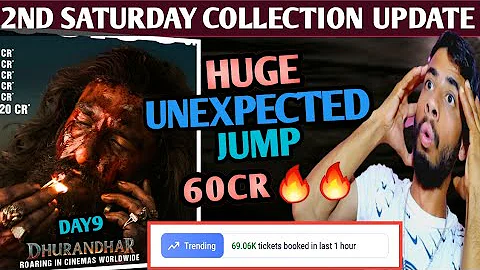 HISTORICAL ÷ Dhurandhar Day 9 2nd Saturday Huge Jump |Dhurandhar Day 8 Official Collection worldwide