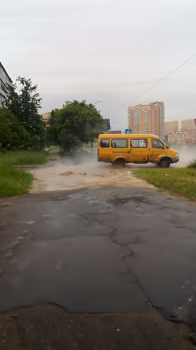Фонтан кипятка в Обнинске