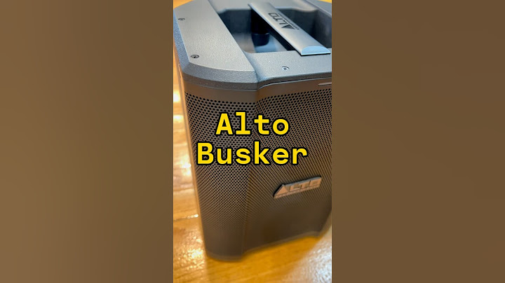 Alto Professional Busker Battery Powered Speaker for Events and Public Address
