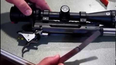 Savage Axis Trigger Job - Shim and Trim